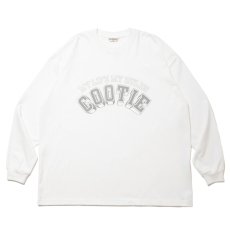 画像1: COOTIE PRODUCTIONS/Open End Yarn Print L/S Tee（White）［プリント長袖T-24春夏］ (1)