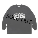 COOTIE PRODUCTIONS/Open End Yarn Print L/S Tee（Black）［プリント長袖T-24春夏］