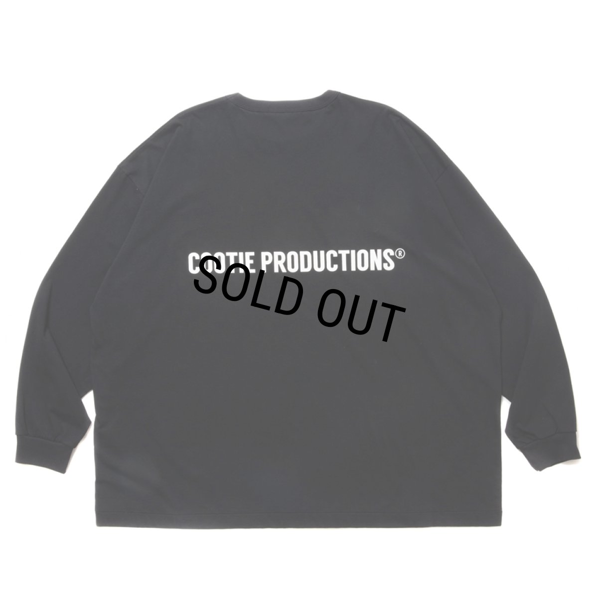画像1: COOTIE PRODUCTIONS/Print Oversized L/S Tee（Black）［オーバーサイズ長袖T-24春夏］ (1)