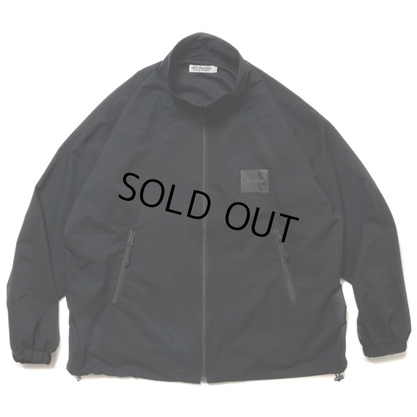 画像1: COOTIE PRODUCTIONS/Polyester Perforated Cloth Track Jacket（Black）［トラックJKT-24春夏］