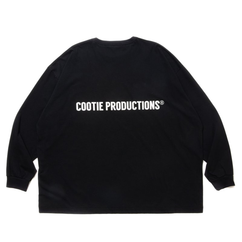 画像2: COOTIE PRODUCTIONS/Print Oversized L/S Tee（Black）［オーバーサイズ長袖T-24春夏］