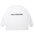 画像1: COOTIE PRODUCTIONS/Print Oversized L/S Tee（White）［オーバーサイズ長袖T-24春夏］ (1)