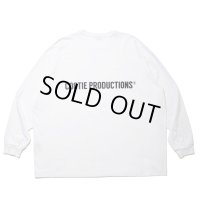 COOTIE PRODUCTIONS/Print Oversized L/S Tee（White）［オーバーサイズ長袖T-24春夏］