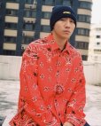 画像3: CHALLENGER/L/S BANDANA NEL SHIRT（GRAY）［バンダナネルシャツ-23秋冬］ (3)