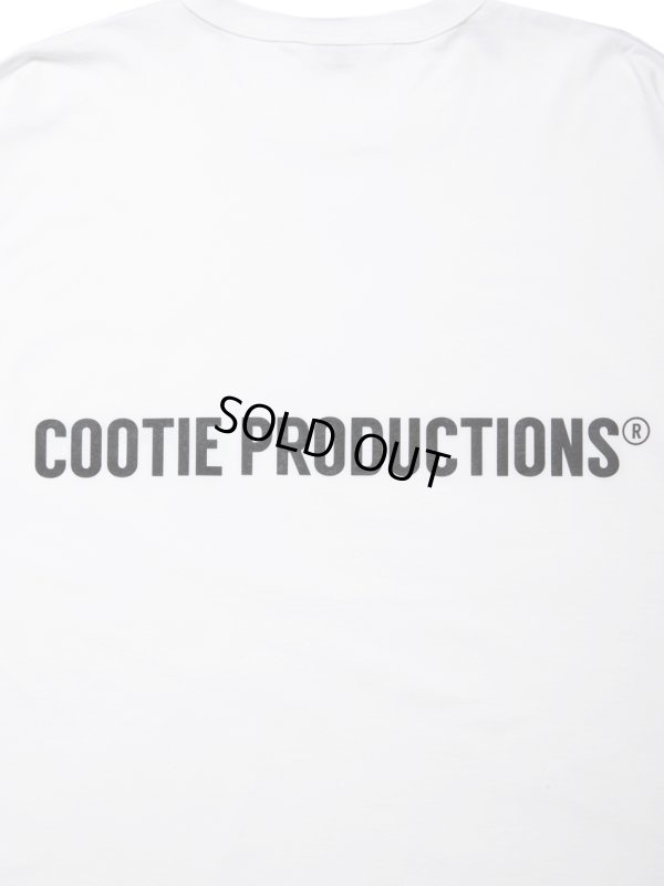 画像4: COOTIE PRODUCTIONS/Print Oversized L/S Tee（White）［オーバーサイズ長袖T-24春夏］