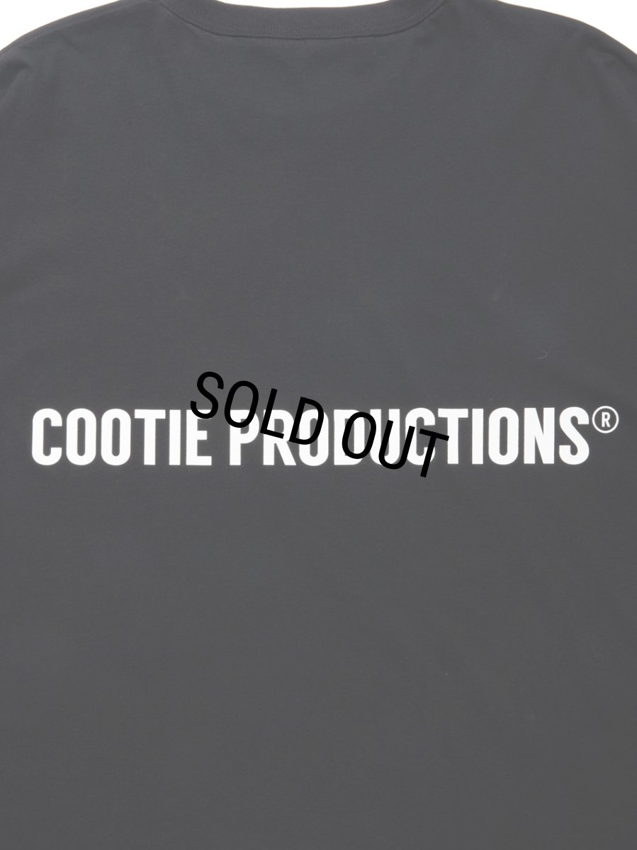 画像4: COOTIE PRODUCTIONS/Print Oversized L/S Tee（Black）［オーバーサイズ長袖T-24春夏］ (4)