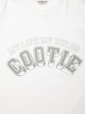 画像2: COOTIE PRODUCTIONS/Open End Yarn Print L/S Tee（White）［プリント長袖T-24春夏］ (2)