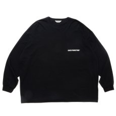 画像2: COOTIE PRODUCTIONS/Print Oversized L/S Tee（Black）［オーバーサイズ長袖T-24春夏］ (2)