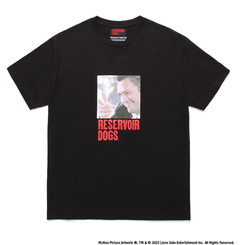 画像1: WACKO MARIA/RESERVOIR DOGS / T-SHIRT（BLACK）［フォトT-24春夏］