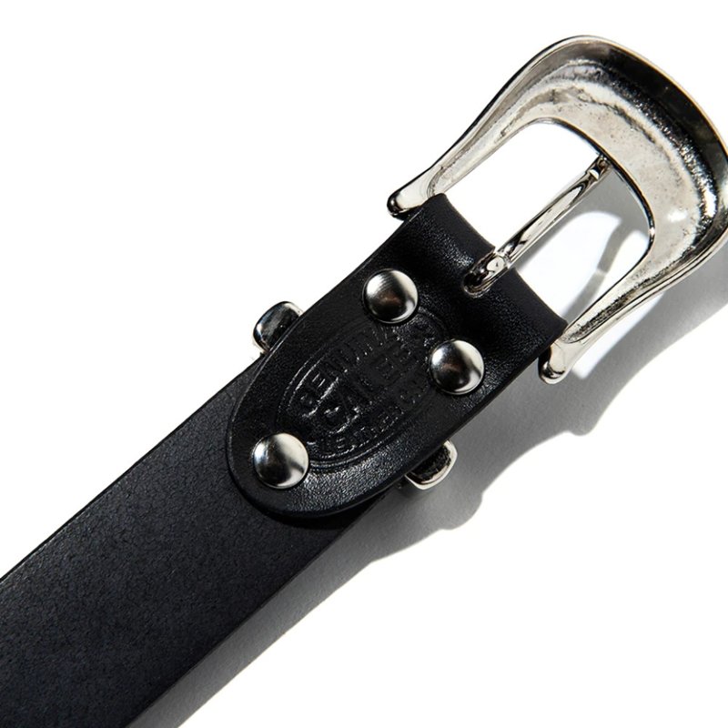 画像3: CALEE/LEATHER PLANE BELT（BLACK）［レザープレーンベルト-25秋冬］