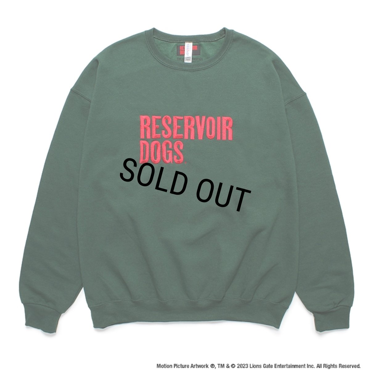 画像1: WACKO MARIA/RESERVOIR DOGS / SWEAT SHIRT（GREEN）［クルーネックスウェット-24春夏］ (1)