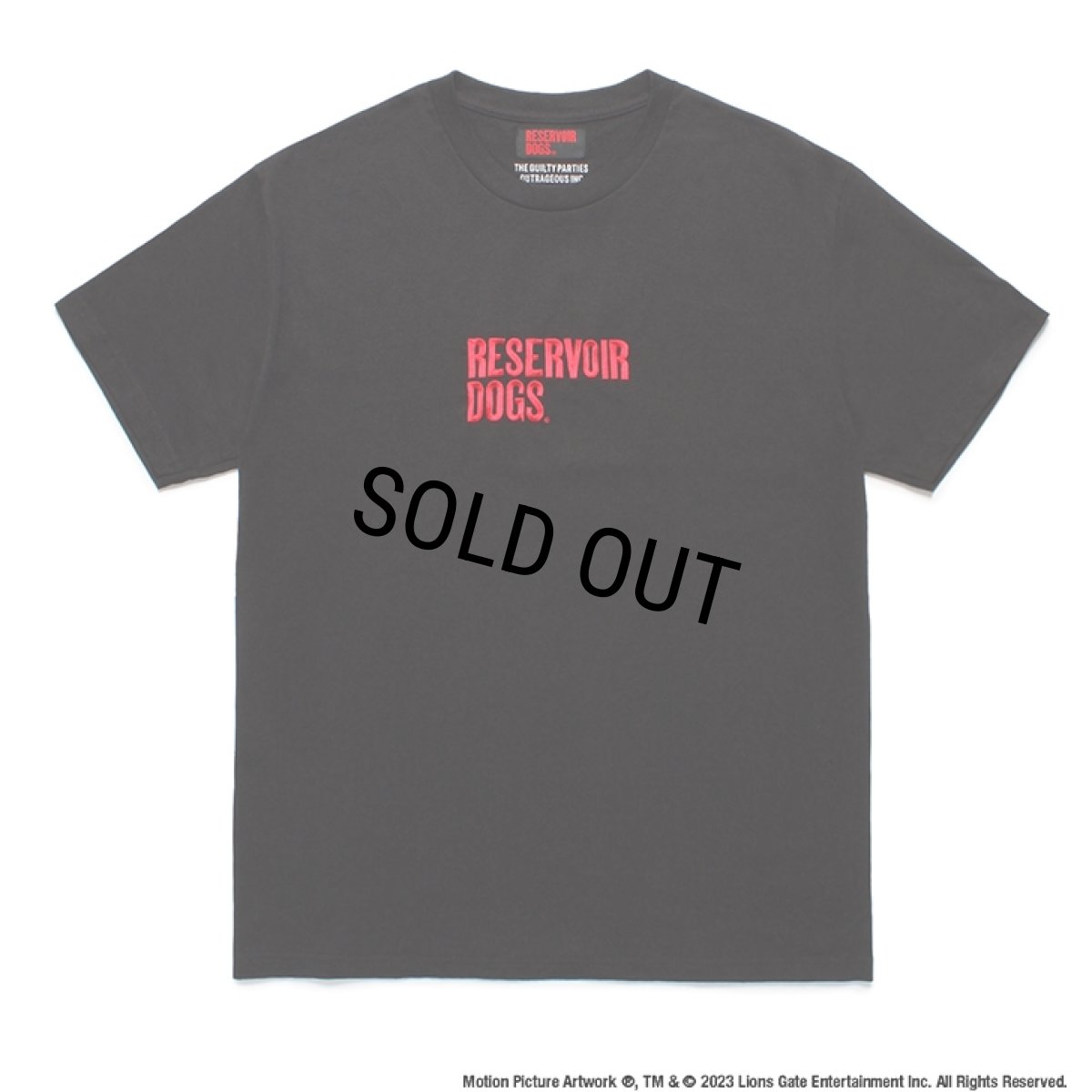 画像1: WACKO MARIA/RESERVOIR DOGS / T-SHIRT（BLACK）［刺繍T-24春夏］ (1)