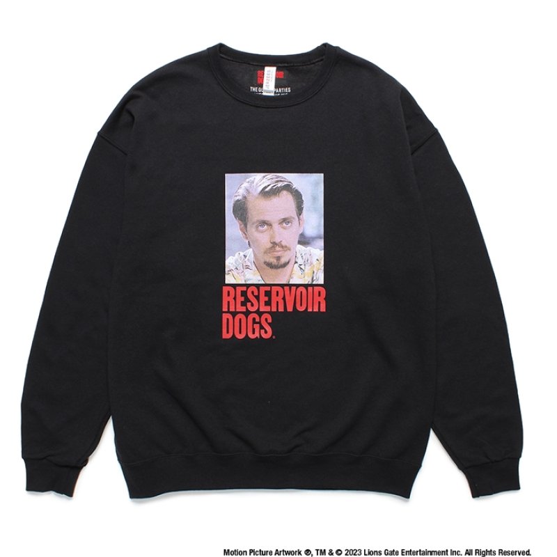 画像1: WACKO MARIA/RESERVOIR DOGS / SWEAT SHIRT（BLACK）［クルーネックスウェット-24春夏］