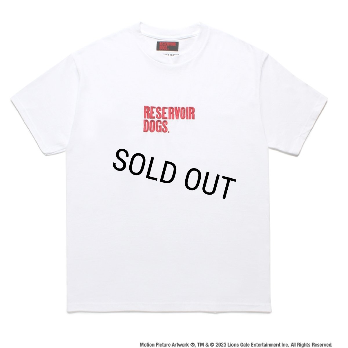 画像1: WACKO MARIA/RESERVOIR DOGS / T-SHIRT（WHITE）［刺繍T-24春夏］ (1)