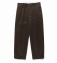 画像2: WACKO MARIA/DOUBLE PLEATED CHINO TROUSERS（KHAKI）［ツータックチノトラウザース-24春夏］ (2)