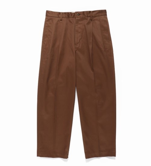 他の写真2: WACKO MARIA/DOUBLE PLEATED CHINO TROUSERS（BROWN）［ツータックチノトラウザース-24春夏］