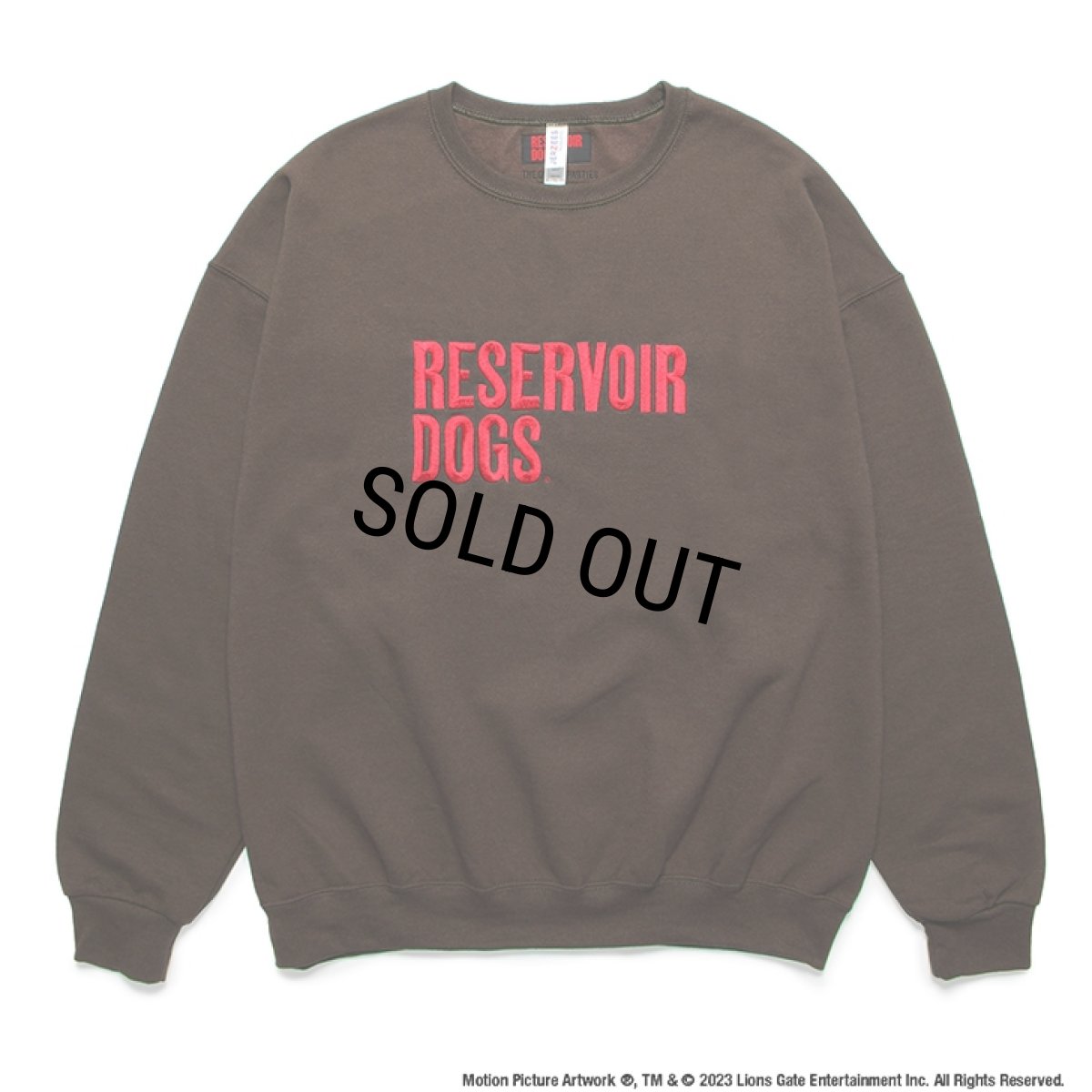 画像1: WACKO MARIA/RESERVOIR DOGS / SWEAT SHIRT（BROWN）［クルーネックスウェット-24春夏］ (1)