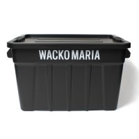 WACKO MARIA/THOR / LARGE TOTES WITH LID 75L（BLACK）［75L コンテナ-24春夏］