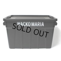 WACKO MARIA/THOR / LARGE TOTES WITH LID 75L（BLACK）［75L コンテナ-24春夏］