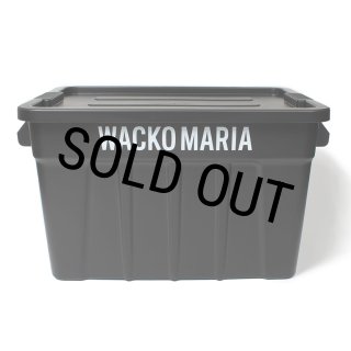 WACKO MARIA/THOR / LARGE TOTES WITH LID 75L（BLACK）［75L コンテナ
