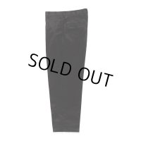 WACKO MARIA/DOUBLE PLEATED CHINO TROUSERS（BLACK）［ツータックチノトラウザース-24春夏］