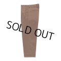 WACKO MARIA/DOUBLE PLEATED CHINO TROUSERS（BROWN）［ツータックチノトラウザース-24春夏］