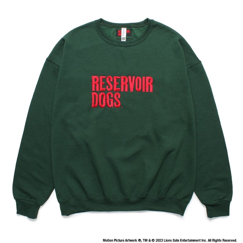 画像1: WACKO MARIA/RESERVOIR DOGS / SWEAT SHIRT（GREEN）［クルーネックスウェット-24春夏］