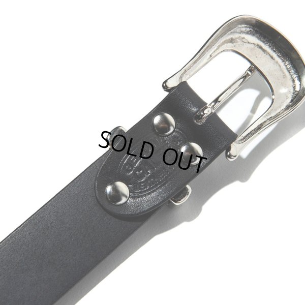 画像3: CALEE/LEATHER PLANE BELT（BLACK）［レザープレーンベルト-23秋冬］