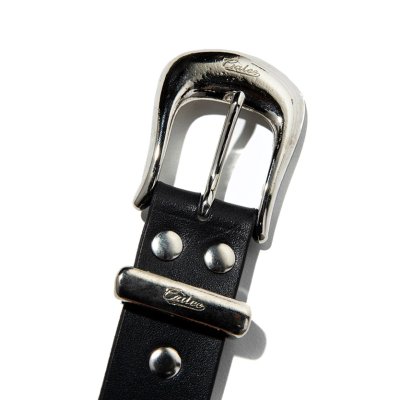 画像2: CALEE/LEATHER PLANE BELT（BLACK）［レザープレーンベルト-23秋冬］