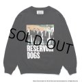 WACKO MARIA/RESERVOIR DOGS / HEAVY WEIGHT CREW NECK SWEAT SHIRT（BLACK）［クルーネックスウェット-24春夏］