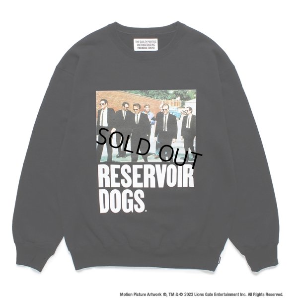 画像1: WACKO MARIA/RESERVOIR DOGS / HEAVY WEIGHT CREW NECK SWEAT SHIRT（BLACK）［クルーネックスウェット-24春夏］