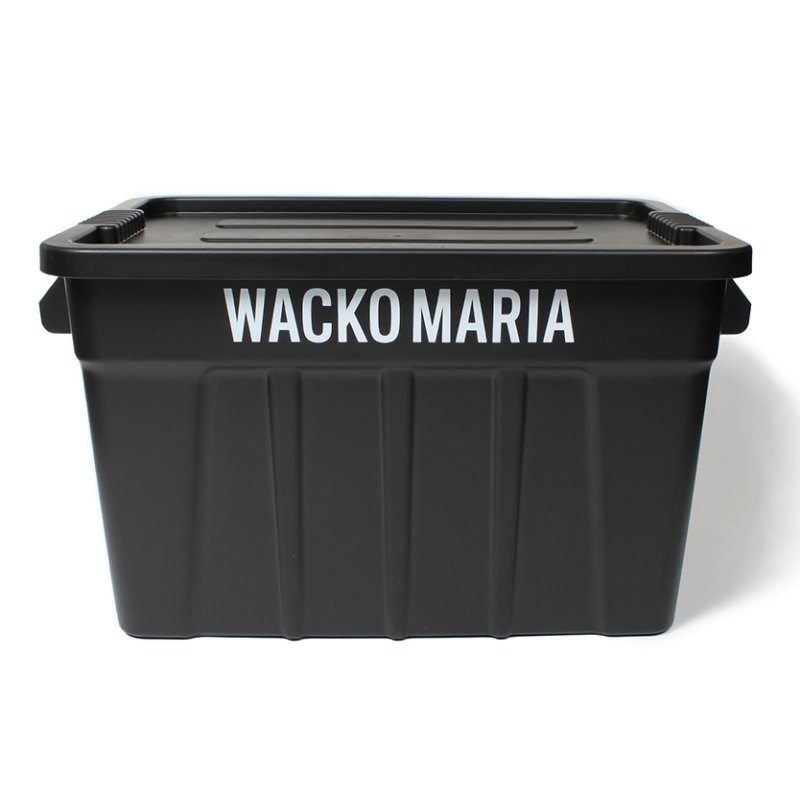 画像1: WACKO MARIA/THOR / LARGE TOTES WITH LID 75L（BLACK）［75L コンテナ-24春夏］