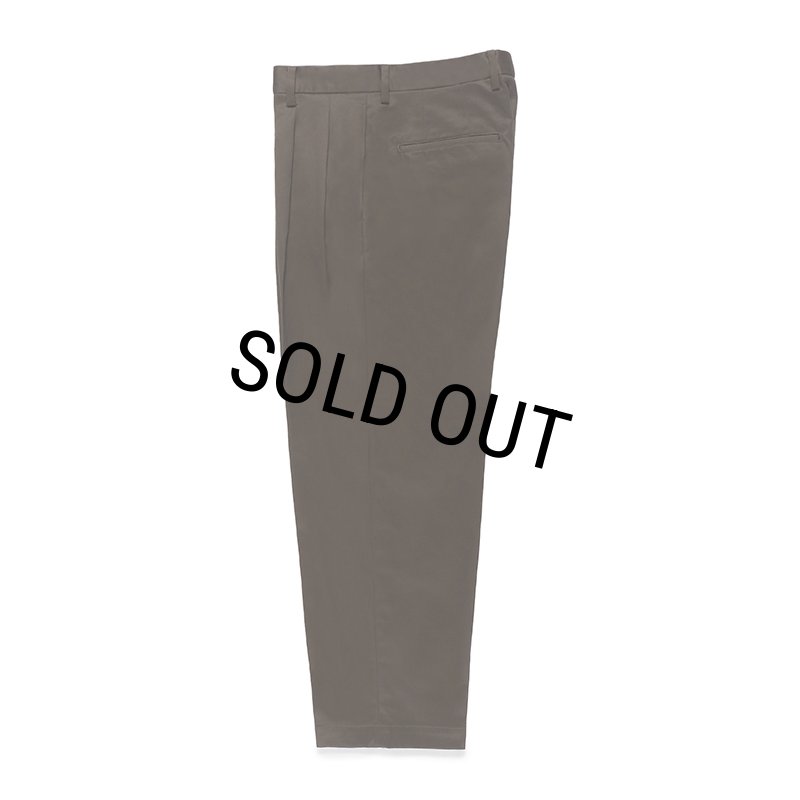 WACKO MARIA/DOUBLE PLEATED CHINO TROUSERS（KHAKI）［ツータックチノ