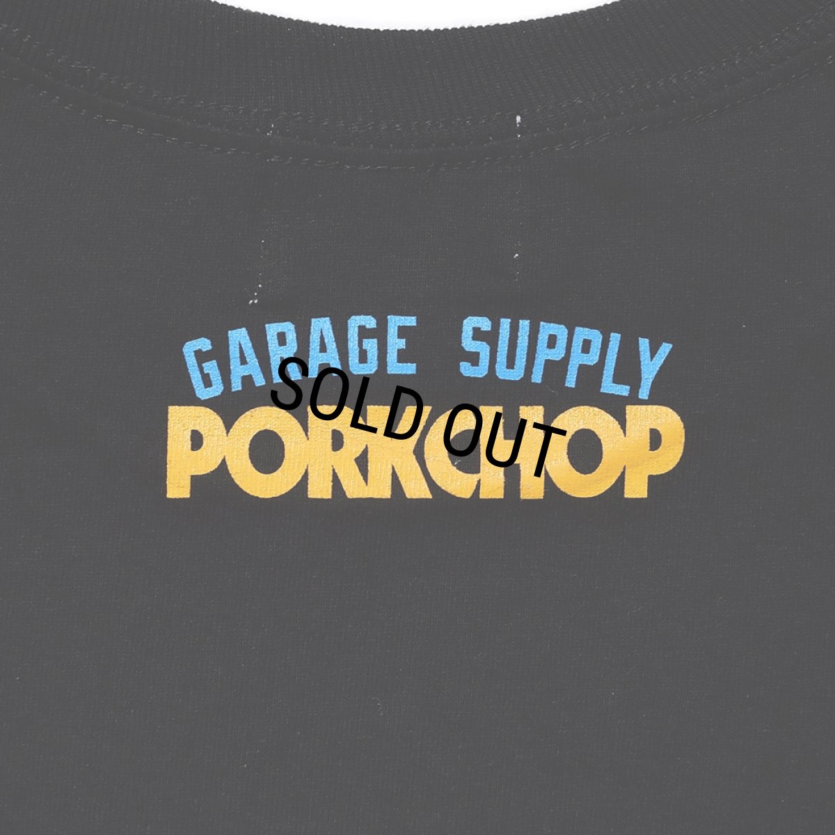 画像5: PORKCHOP/PC＆SCREW L/S TEE（BLACK）［プリント長袖T-24春夏］ (5)