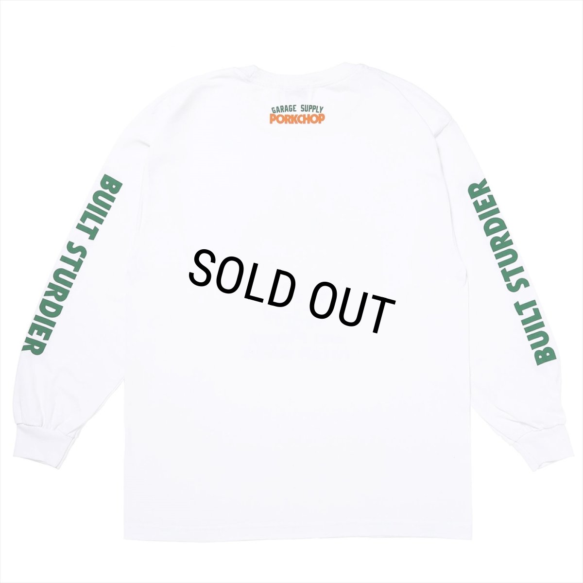 画像2: PORKCHOP/PC＆SCREW L/S TEE（WHITE）［プリント長袖T-24春夏］ (2)