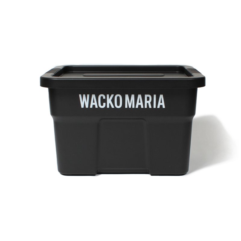 画像1: WACKO MARIA/THOR / LARGE TOTES WITH LID DC 22L（BLACK）［22L コンテナ-24春夏］