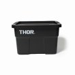 WACKO MARIA/THOR / LARGE TOTES WITH LID DC 22L（BLACK）［22L
