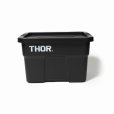 画像2: WACKO MARIA/THOR / LARGE TOTES WITH LID DC 22L（BLACK）［22L コンテナ-24春夏］ (2)