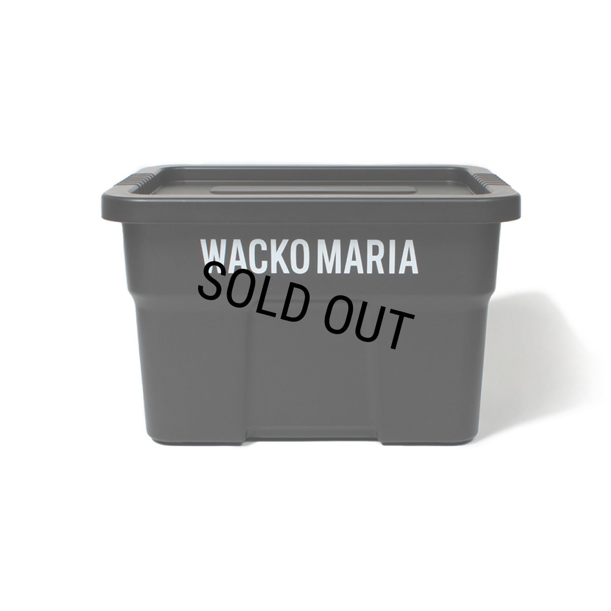 画像1: WACKO MARIA/THOR / LARGE TOTES WITH LID DC 22L（BLACK）［22L コンテナ-24春夏］ (1)