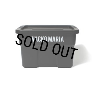 WACKO MARIA/THOR / LARGE TOTES WITH LID DC 22L（BLACK）［22L