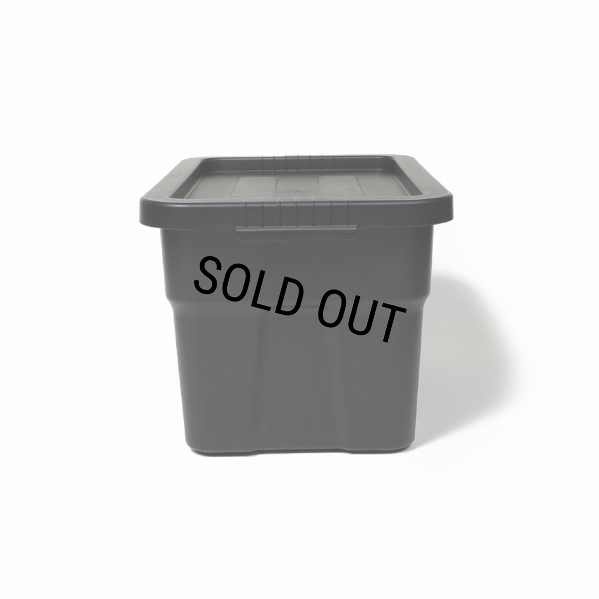 画像3: WACKO MARIA/THOR / LARGE TOTES WITH LID DC 22L（BLACK）［22L コンテナ-24春夏］ (3)