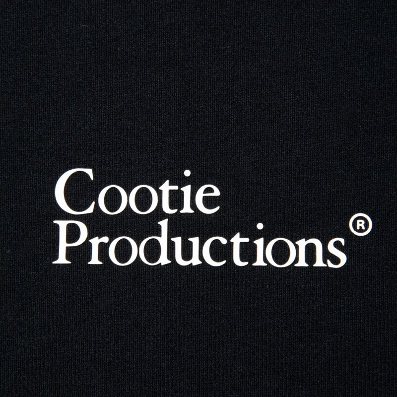 画像3: COOTIE PRODUCTIONS/Open End Yarn Plain Sweat Hoodie（Black）［ジップアップフーディー-24春夏］