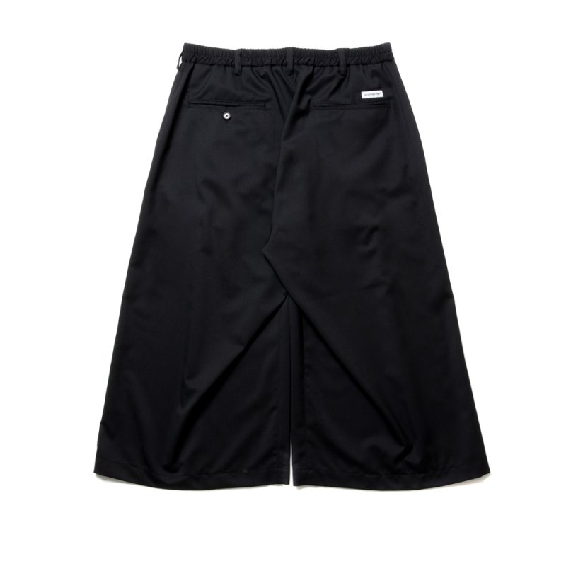 画像2: COOTIE PRODUCTIONS/Combat Wool Twill Shin Cut Wide Easy Trousers（Black）［シンカットワイドイージートラウザース-24春夏］