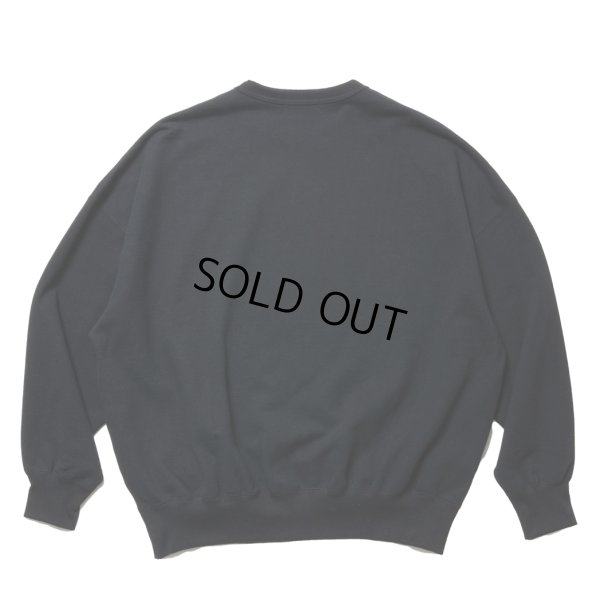 画像2: COOTIE PRODUCTIONS/Open End Yarn Plain Sweat Crew（Black）［スウェットクルー-24春夏］