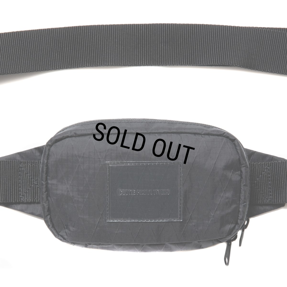 画像2: COOTIE PRODUCTIONS/Compact Waist Bag（X-PAC）（Black）［コンパクトウエストバッグ-24春夏］ (2)