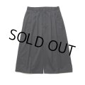 COOTIE PRODUCTIONS/Combat Wool Twill Shin Cut Wide Easy Trousers（Black）［シンカットワイドイージートラウザース-24春夏］