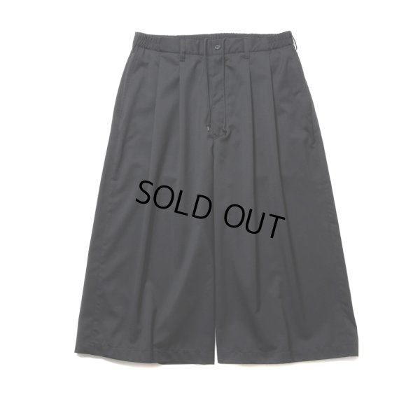 画像1: COOTIE PRODUCTIONS/Combat Wool Twill Shin Cut Wide Easy Trousers（Black）［シンカットワイドイージートラウザース-24春夏］
