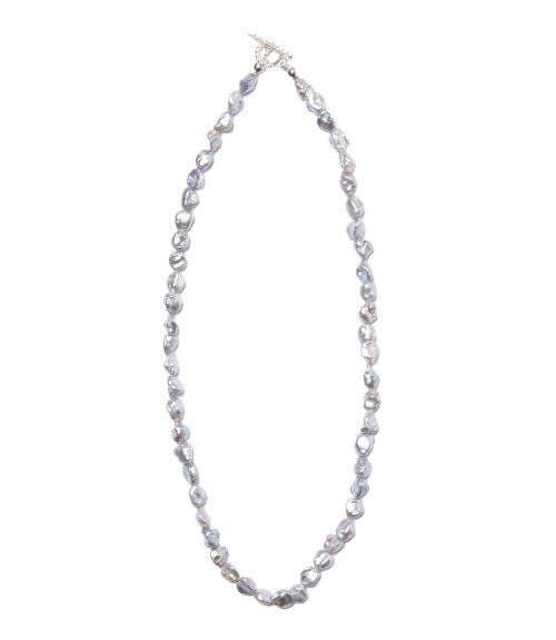 他の写真1: COOTIE PRODUCTIONS/Distortion Pearl Necklace（Silver）［ディストーションパールネックレス-24春夏］