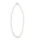 画像1: COOTIE PRODUCTIONS/Distortion Pearl Necklace（White）［ディストーションパールネックレス-24春夏］ (1)