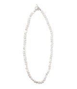 COOTIE PRODUCTIONS/Distortion Pearl Necklace（White）［ディストーションパールネックレス-24春夏］